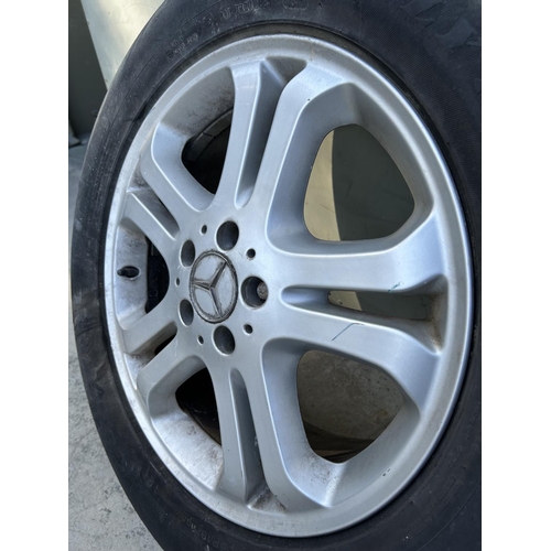 321 - Original Aluminium Rim with Mercedes Tire 255/55 R18