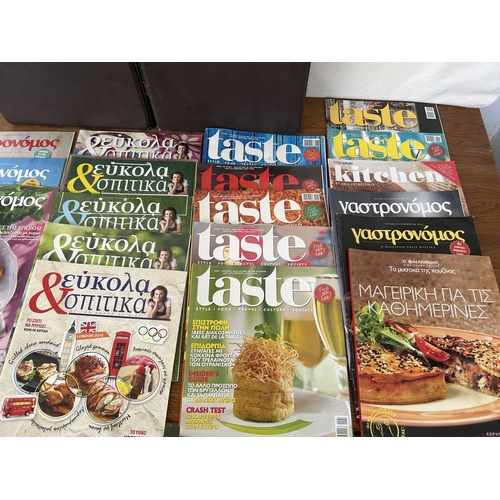 513 - Large Collection of 55 Cuisine Magazines