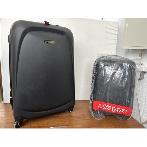 60 - Kappa Rolling Travel Suitcase and Hand Luggage ( 1x A/F ) - Taken Back on 3/2/2025