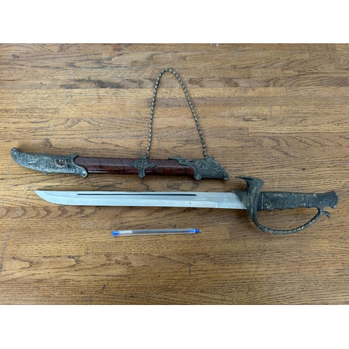 76 - Vintage Decorative Hanging Sword (50cm L.)