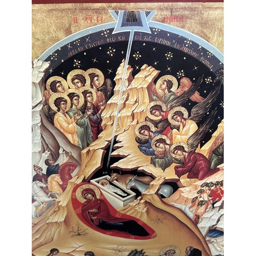 64 - 'Navity of Our Lord' Vintage Christian Icon