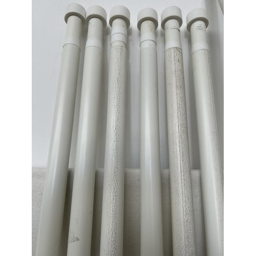 512 - Assortment of White 'Ikea' Curtain Rods