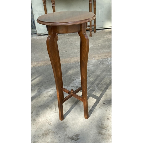 10 - Walnut Jardiniere/ Planter Stand (76cm H.)