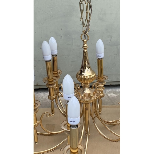 59 - Vintage Georgian Style 12-Light Chandelier (85cm Diameter)