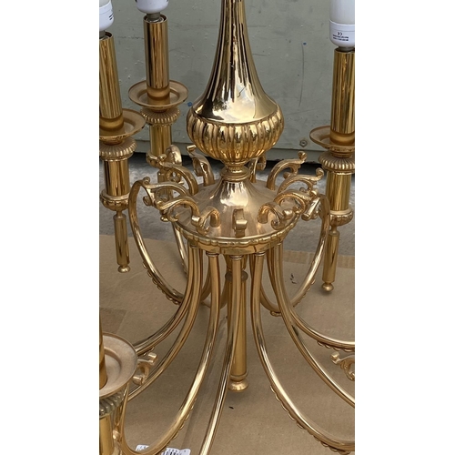 59 - Vintage Georgian Style 12-Light Chandelier (85cm Diameter)