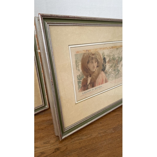 181 - x2 L'Equitable Des Etats Unis  Framed Prints by The French Company 'Compagnie Mutuelle D'Assurances ... 