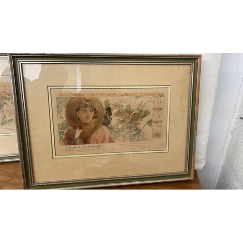 181 - x2 L'Equitable Des Etats Unis  Framed Prints by The French Company 'Compagnie Mutuelle D'Assurances ... 