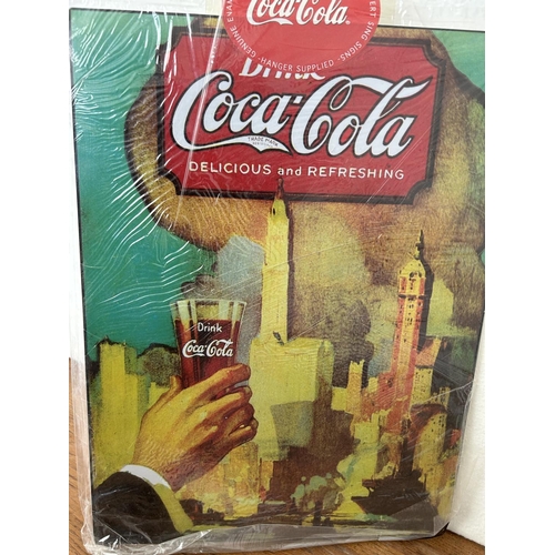 101 - Drink Coca-Cola Metal Tin Sign (30 x 40cm)