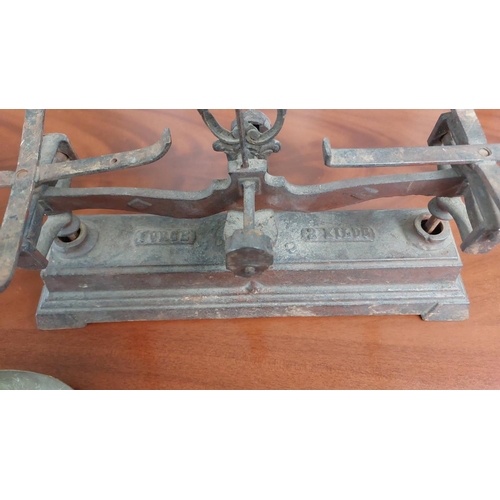 231 - Antique Art Deco 'Force' Iron Scale