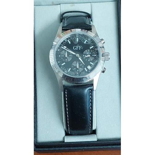 242 - GFF Chronograph Unisex Watch, Made in Japan, (Unused)