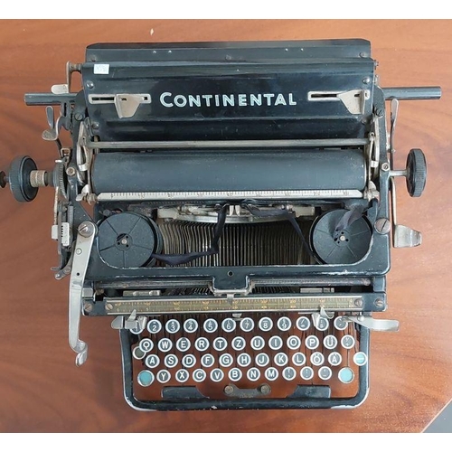 244 - Antique Continental Wanderer-Werke Siegmar-Scho Au LRS 0640 Typewriter