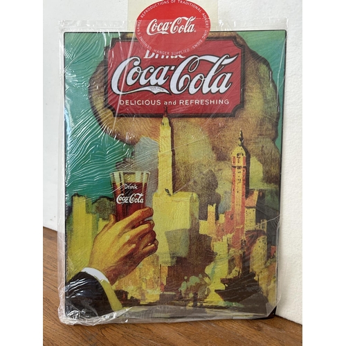 271 - Drink Coca-Cola Metal Tin Sign (30 x 40cm)