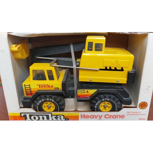 346 - Model Truck Heavy Crane Tonka (1985) Made in USA