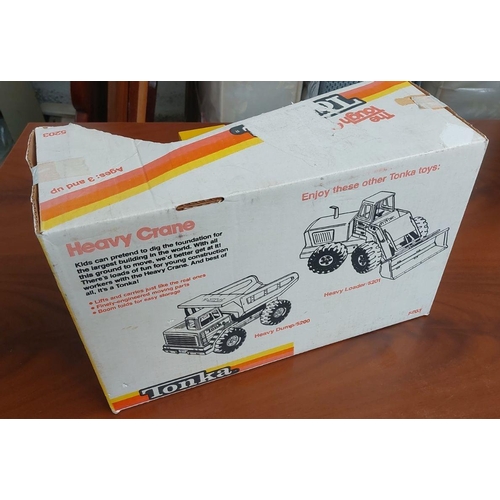 346 - Model Truck Heavy Crane Tonka (1985) Made in USA