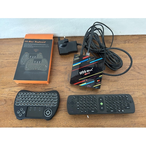 376 - H96 Max TV Android Internet Box Together with H9 Mini Keyboard  Taken out you gave the money back to... 