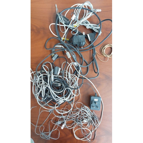 442 - Box of Assorted Cables & Wires