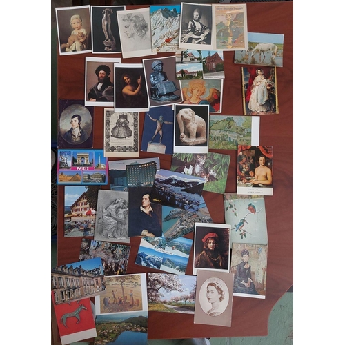 454 - Large Qty of Old Postcards (More Than 100 Pieces)