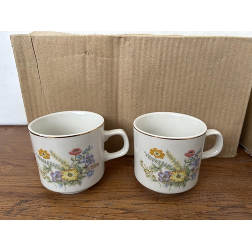 478 - x2 Sets of Tea/Coffee Cups/Mugs (Unused)