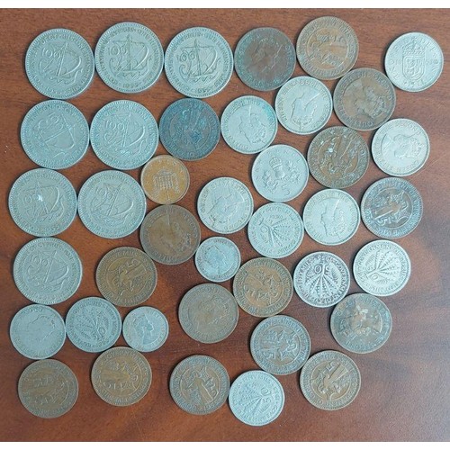 397 - x40 Queen Elizabeth II Cyprus Coins