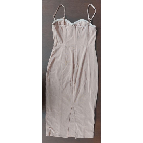 223 - Misha Designer Collection Corset Nude Dress Size M