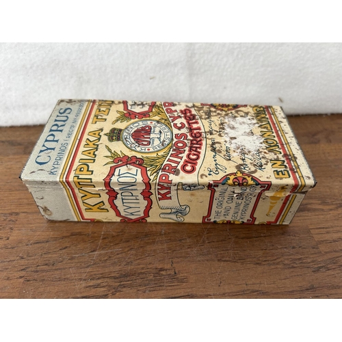 300 - Very Rare Vintage 1928 'Kyprianos' Cyprus Collectors Cigarettes in Original Box - Taken Back on 4/3/... 