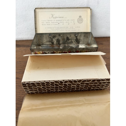 300 - Very Rare Vintage 1928 'Kyprianos' Cyprus Collectors Cigarettes in Original Box - Taken Back on 4/3/... 