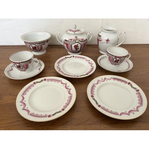 492 - LFZ-Leningrad 10-Piece Porcelain Tea Set