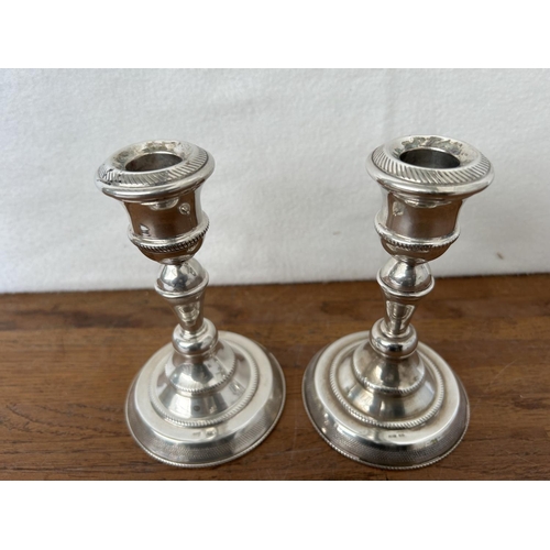 51 - x2 Silver 830 Candle Sticks (165gr)