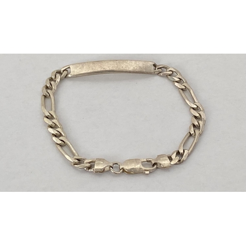 21 - Vintage Sterling Silver 925 ID Bracelet (17gr)