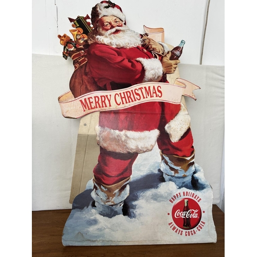 371 - Coca-Cola 1994 Santa Carton Stand (130cm H.)