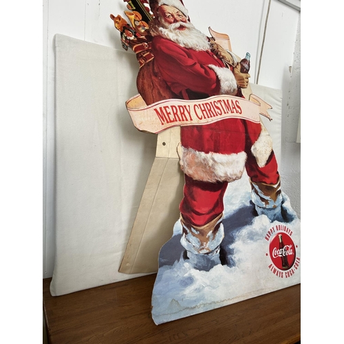 371 - Coca-Cola 1994 Santa Carton Stand (130cm H.)