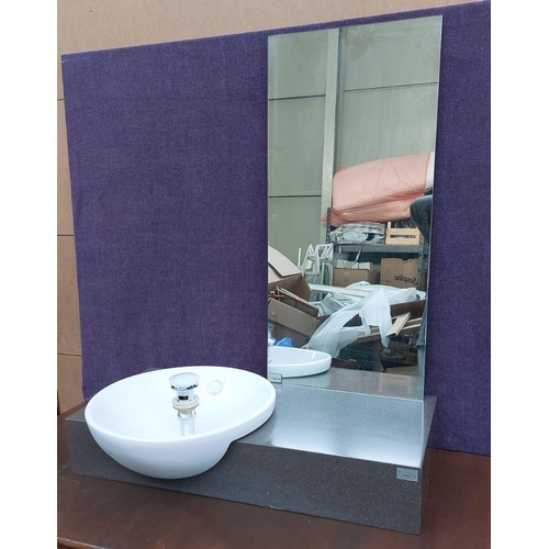 523 - Ecolia Bathroom Sink with Mirror (Unused)