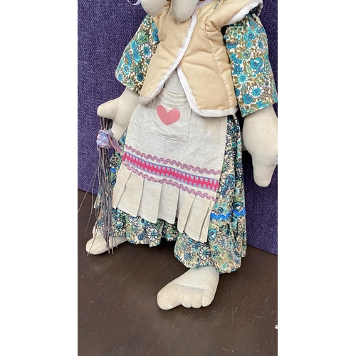 198 - Large Traditional Russian Cloth Doll (Appr. 60cm H.)