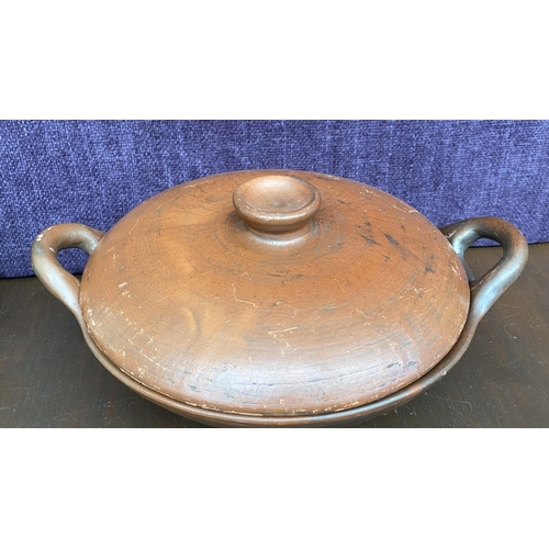 203 - Large Ceramic Lidded Bowl