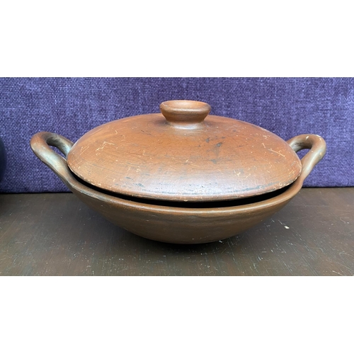 203 - Large Ceramic Lidded Bowl