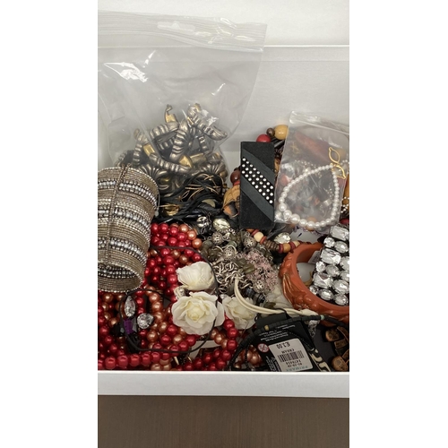 209 - Box of Assorted Costume Jewelry