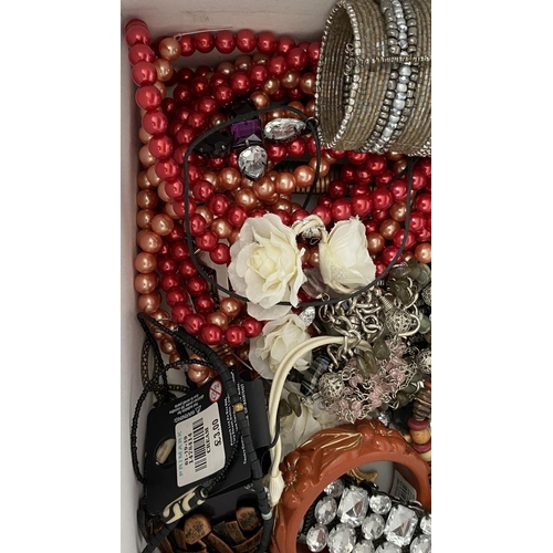 209 - Box of Assorted Costume Jewelry