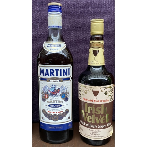 290 - Collection of Alcoholic Drinks Incl. Martini Rosso and Bianco Vermouth, Silver Top Dry Gin and Other