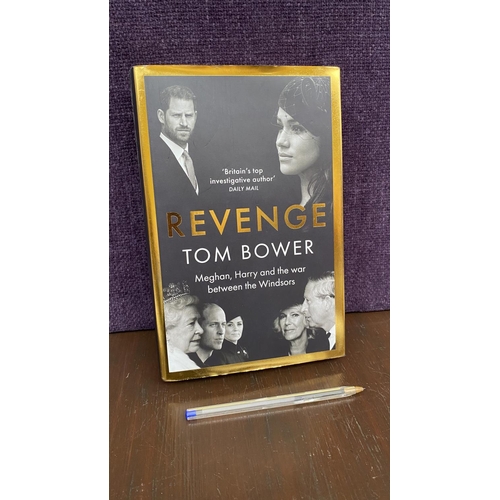 357 - Revenge by Tom Bower Hardcover Book on Meghan, Harry and The War Between the Windsors (Unused)