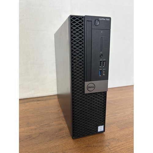 12 - Dell OptiPlex 7060 CPU Desktop Computer (A/F - Hard Drive Removed) - Code AM6860F