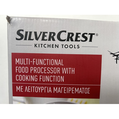 205 - Silver Crest Multi-Functional Food Processor with Cooking Function (Unused)