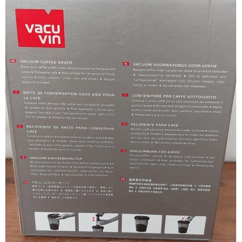 352 - Vacuvin Vacuum Coffee Saver and Vacuum Pump (Unused)