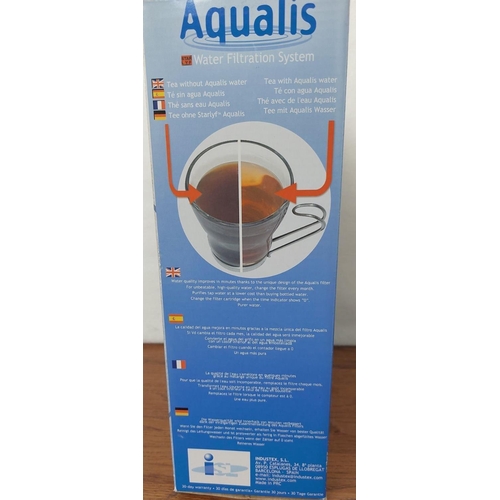 547 - Aqualis Water Filtration System with Pack of 3 Filter Cartridges, in Box