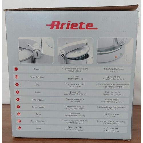 107A - Ariete Vapour Chef Turbo Steam Cooker (Unused, Boxed)