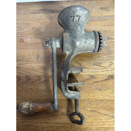 369 - Antique SIF Meat Grinder Made in England