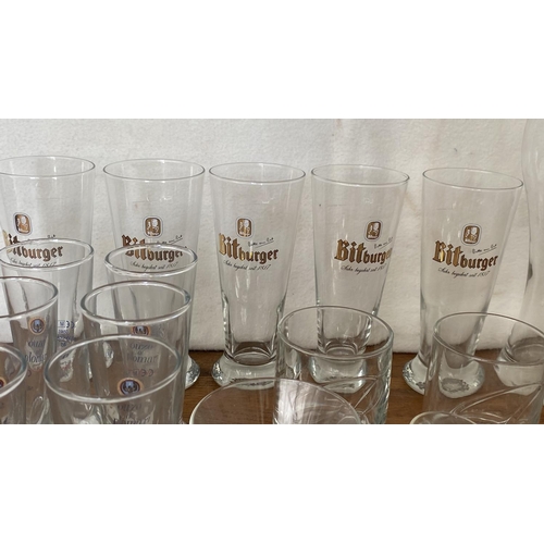 622 - Qty of Advertising Glasses