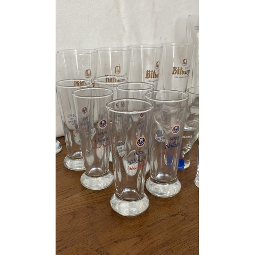 622 - Qty of Advertising Glasses