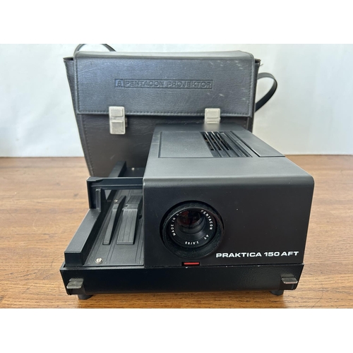 628 - Praktica 150AFT Slide Projector with Case (A/F)