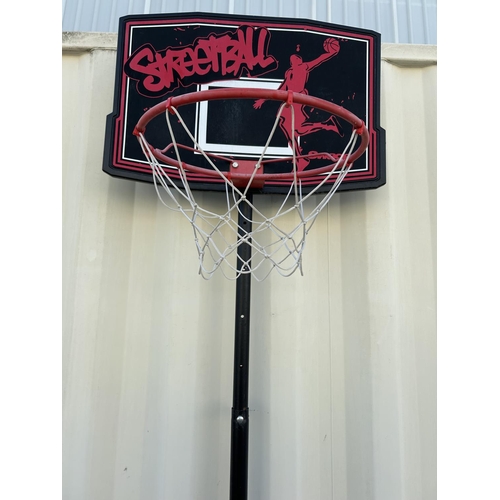 640 - Basketball Hoop on Height Adjustable Stand