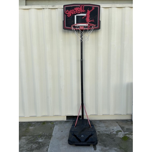 640 - Basketball Hoop on Height Adjustable Stand